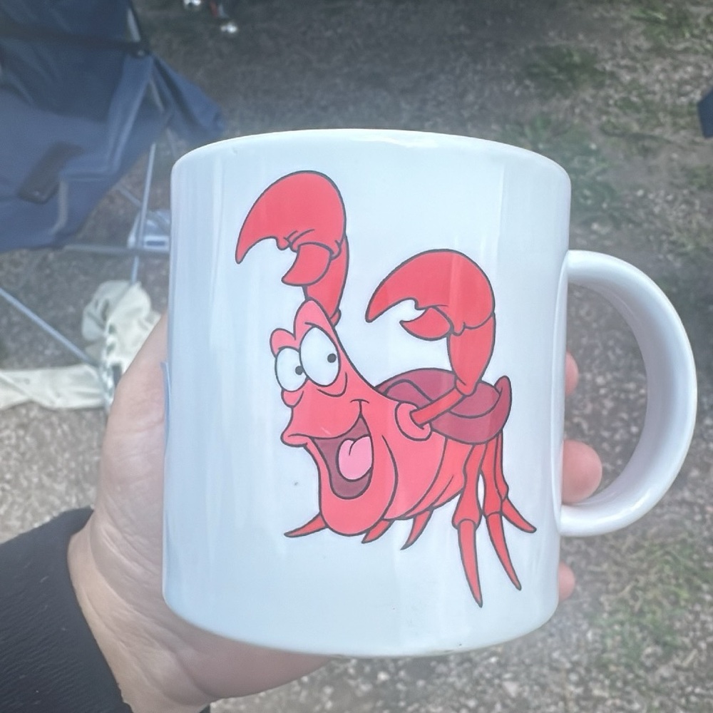 Crab Character White Mug